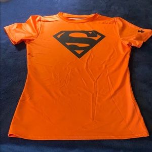 Kid’s size Large Under Armour Superman shirt